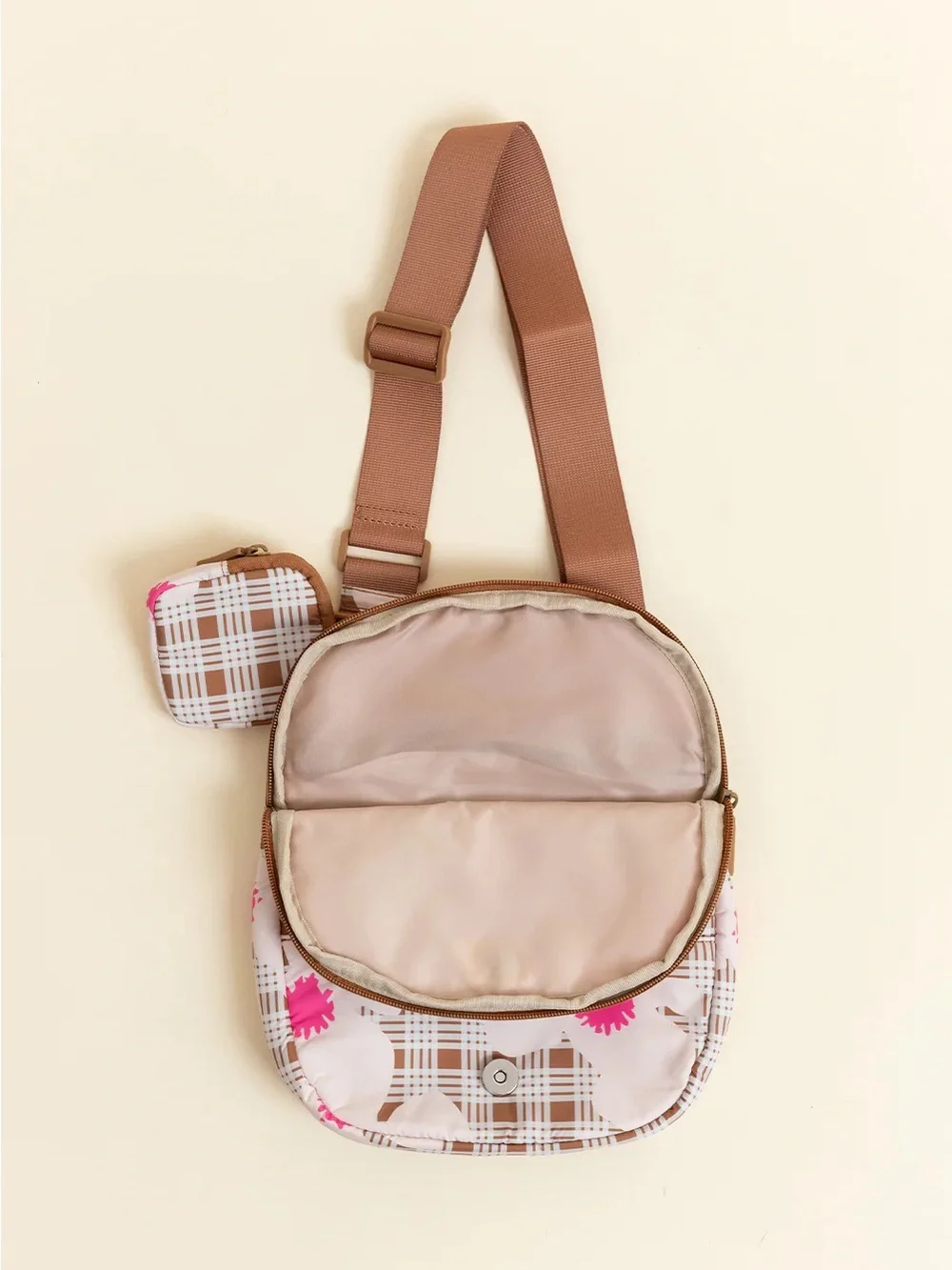FIGHTING EEL: Barcelona Crossbody - Vintage Palaka Zinnia - Picture 7 of 8
